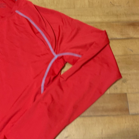 Red long sleeve men’s size large under armour compression heat gear shirt - Picture 5 of 11